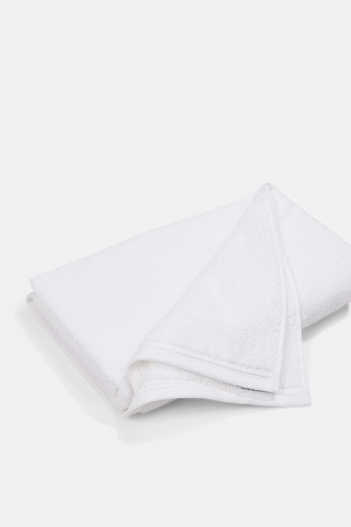 Con TENCEL™: Conjunto de tres toallas de rizo, WHITE, detail image number 1