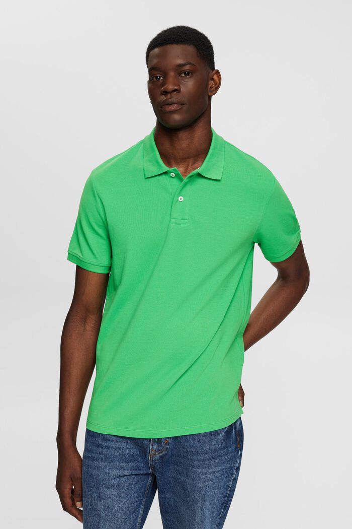 Polo slim fit, GREEN, detail image number 0