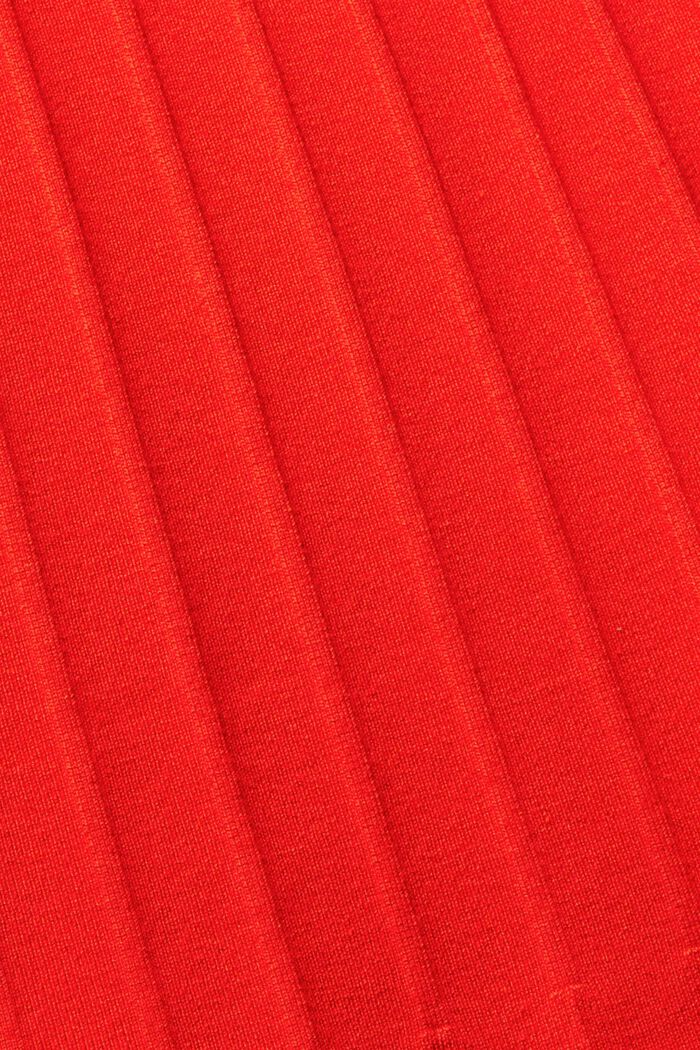 Vestido en punto de canalé, RED, detail image number 1