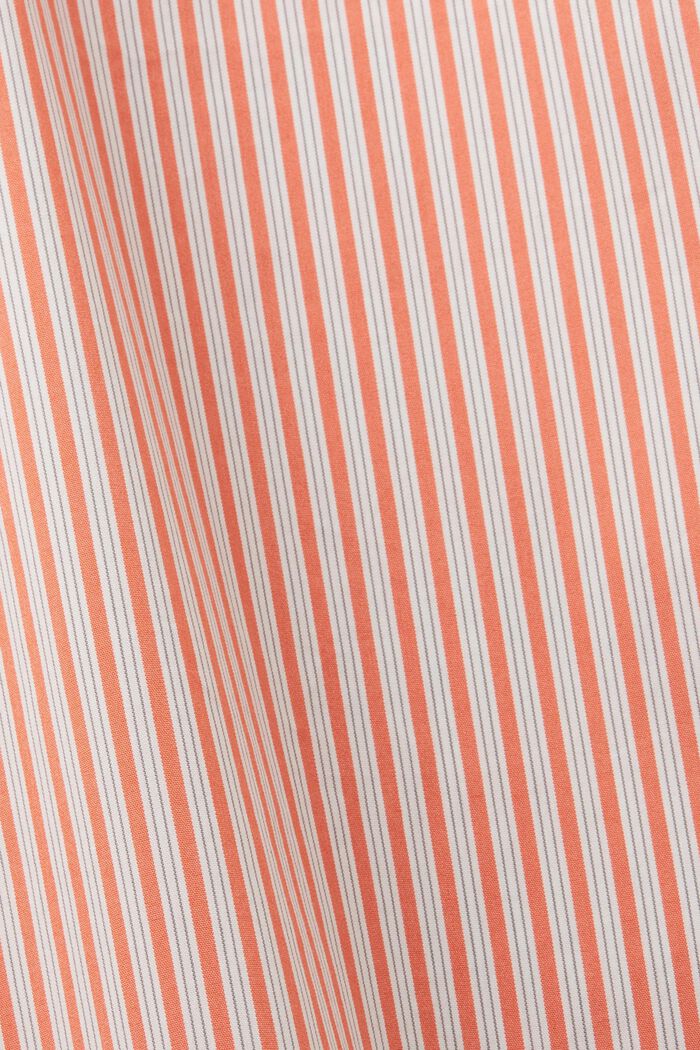 Camisa de cuello abotonado con diseño a rayas, ORANGE RED, detail image number 6