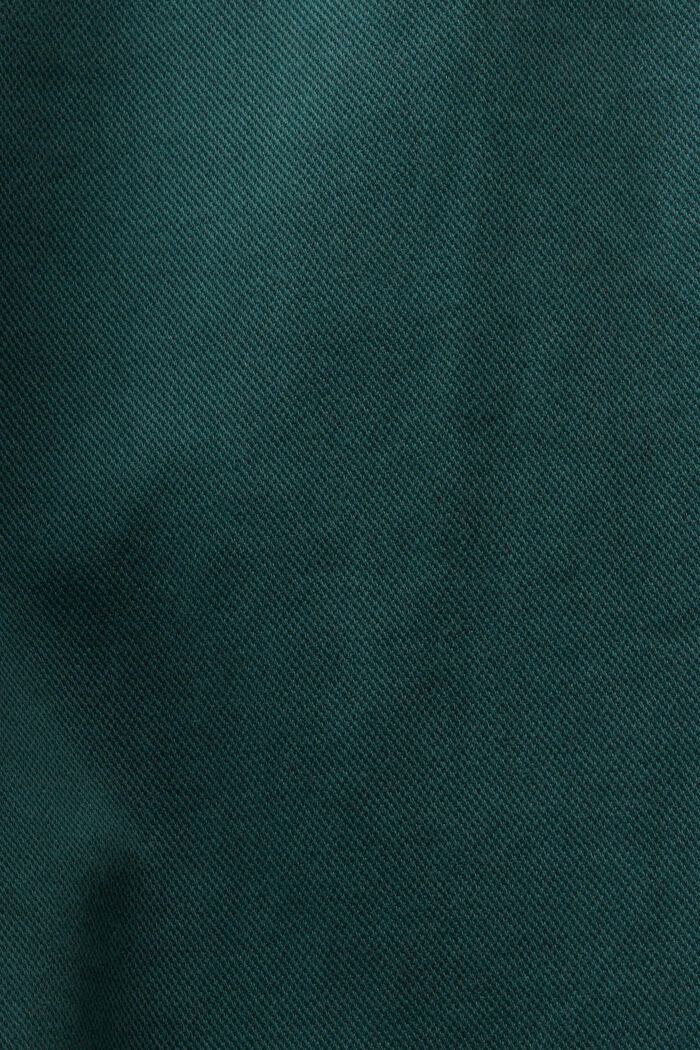Pantalones chinos de corte ancho y tiro alto, EMERALD GREEN, detail image number 6