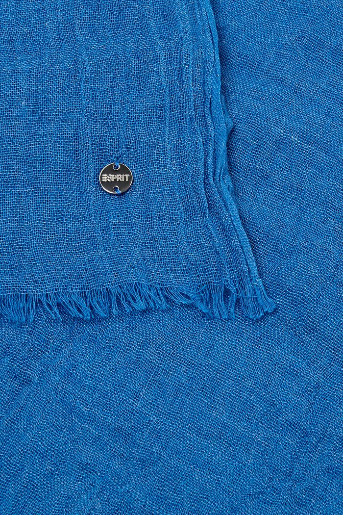 Bufanda con efecto arrugado, BLUE, detail image number 1