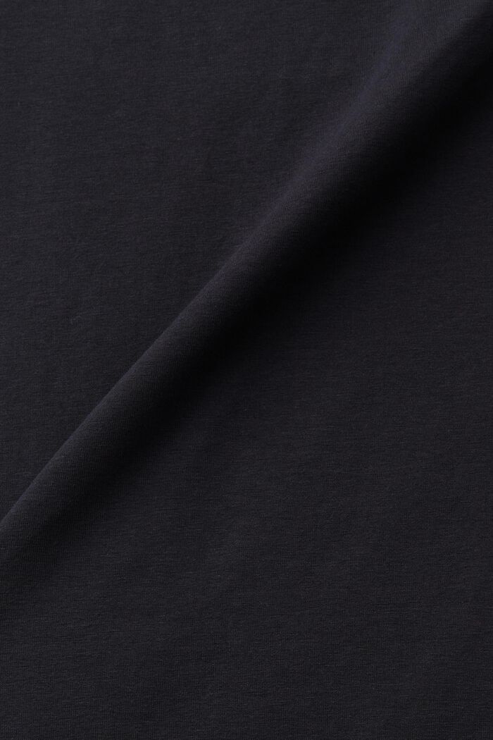 Camiseta de algodón ecológico sin mangas, BLACK, detail image number 6