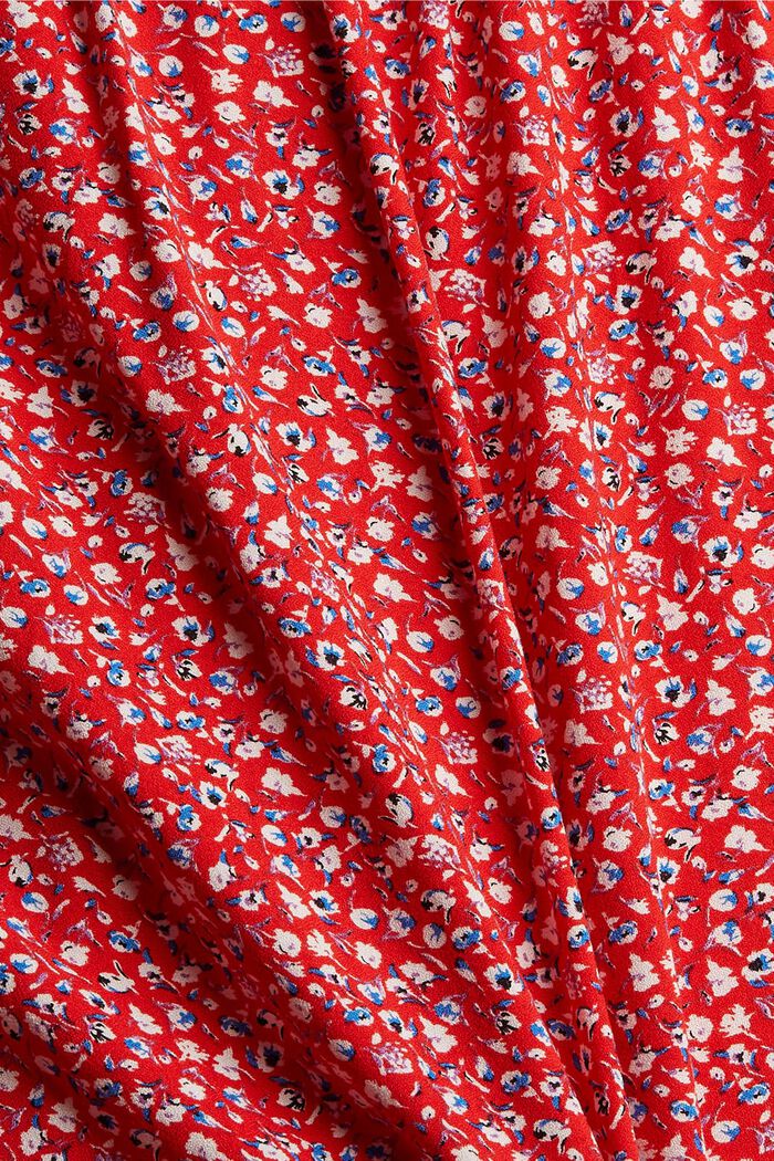 CURVY Blusa estampada en LENZING™ ECOVERO™, RED, detail image number 1