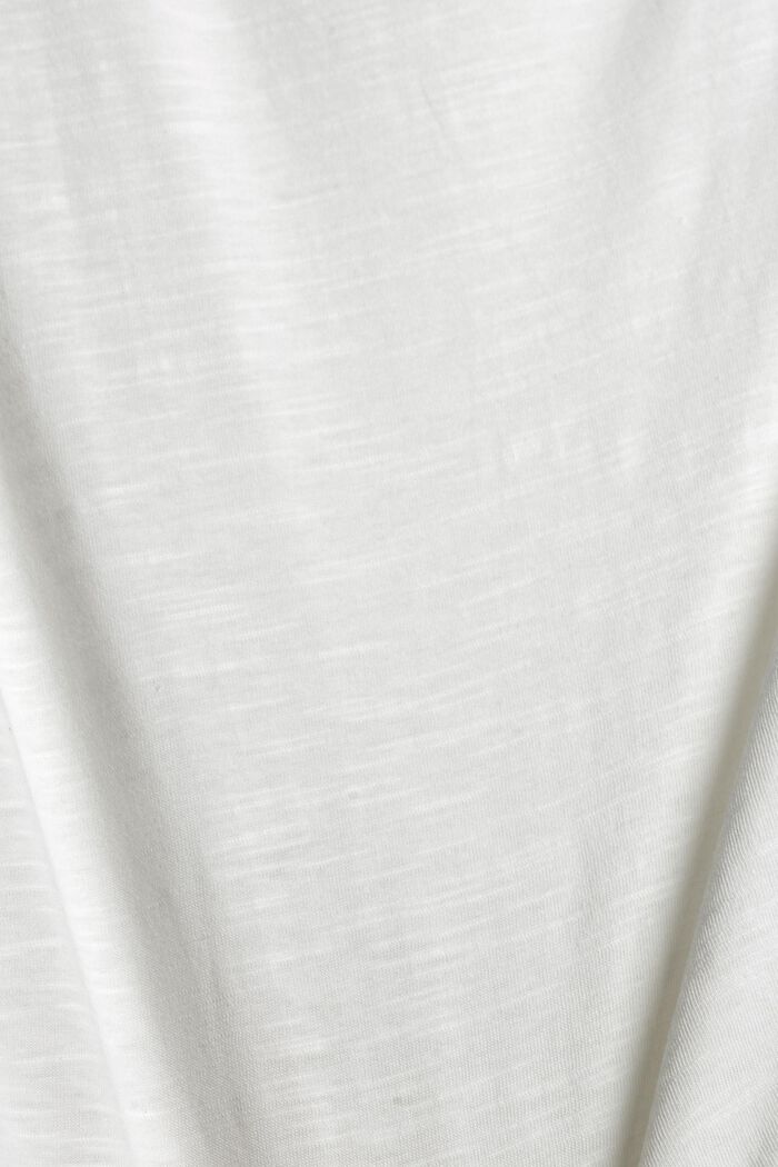 Top de tirantes con nudos, algodón ecológico, OFF WHITE, detail image number 4