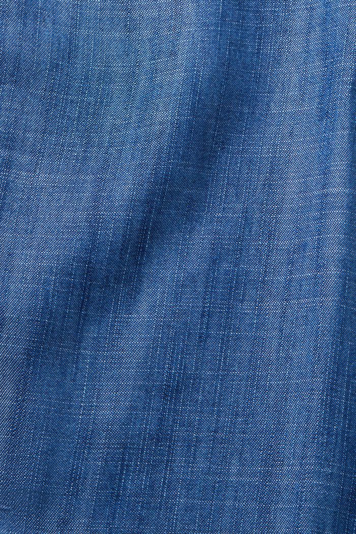 En TENCEL™: falda midi con acabado vaquero, BLUE MEDIUM WASHED, detail image number 5