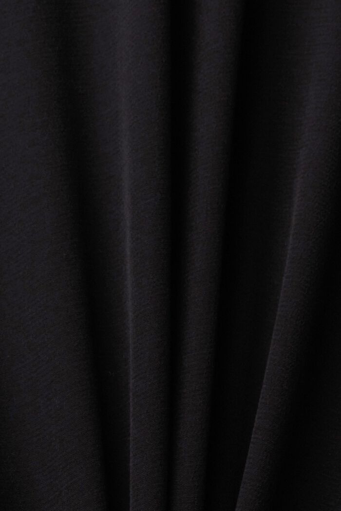 Falda midi con aberturas laterales, BLACK, detail image number 6