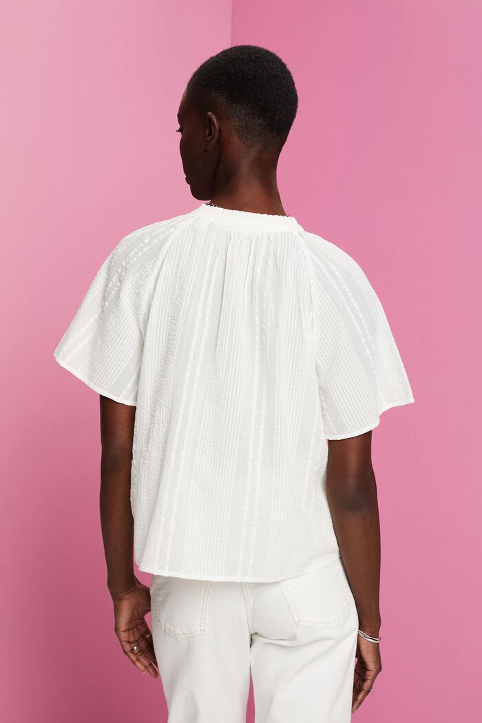 Blusa de algodón, OFF WHITE, detail image number 3