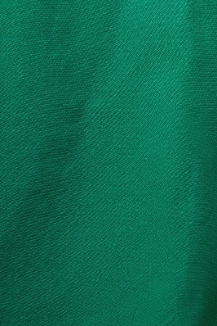Camisa estilo militar de algodón, DARK GREEN, detail image number 4