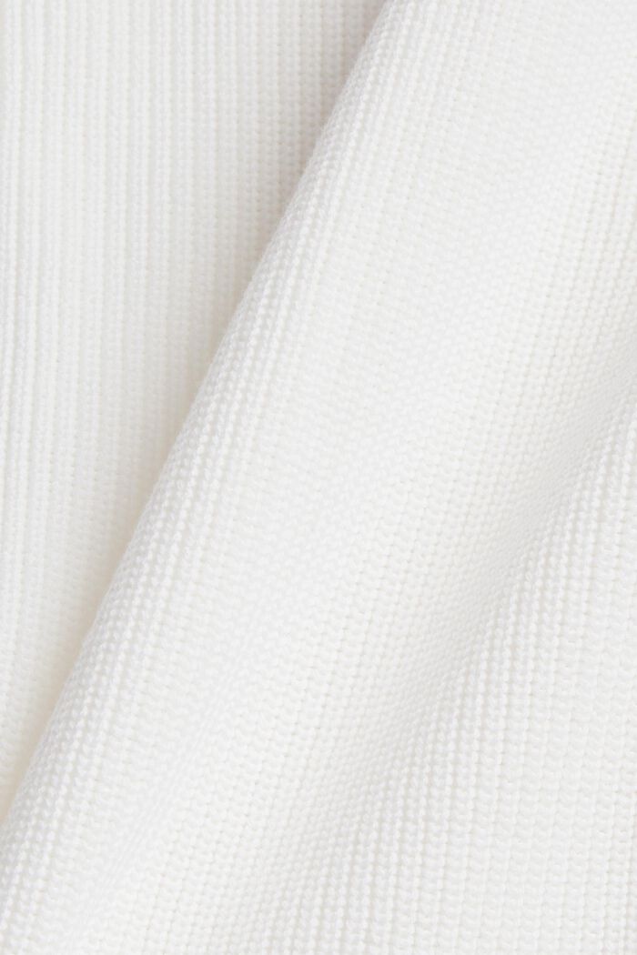 Chaleco en 100 % algodón ecológico, OFF WHITE, detail image number 4