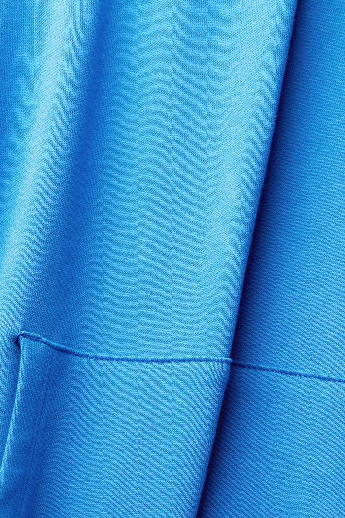Sudadera con capucha y estampado en la espalda, BRIGHT BLUE, detail image number 5