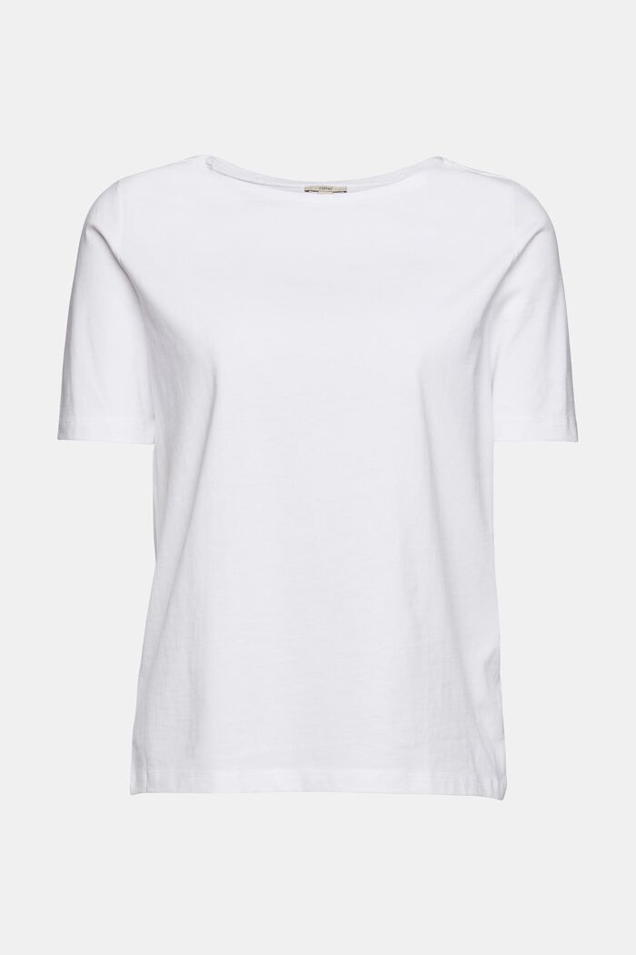 Camiseta en 100% algodón ecológico, WHITE, detail image number 6