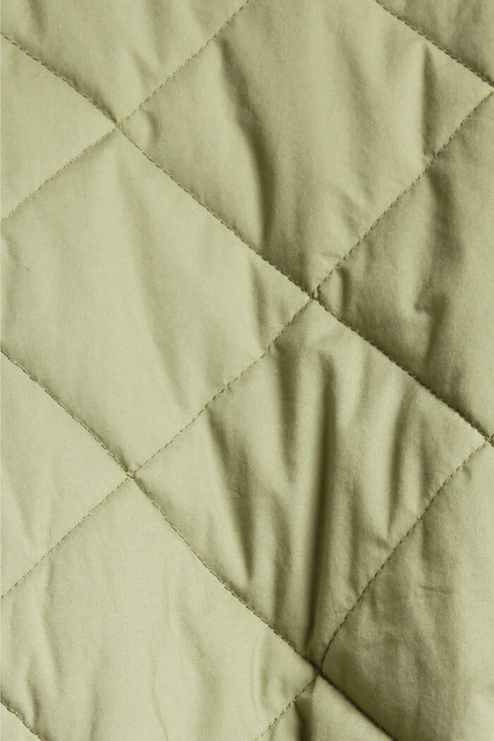 Cazadora acolchada de algodón, LIGHT KHAKI, detail image number 4