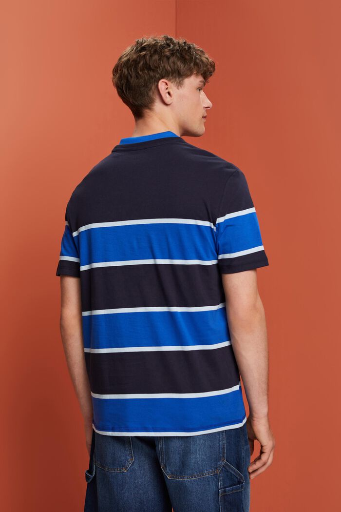 Camiseta a rayas, 100 %algodón, NAVY, detail image number 3