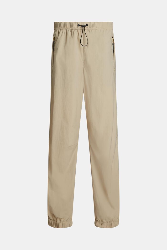 Pantalón deportivo con corte holgado, SAND, detail image number 4