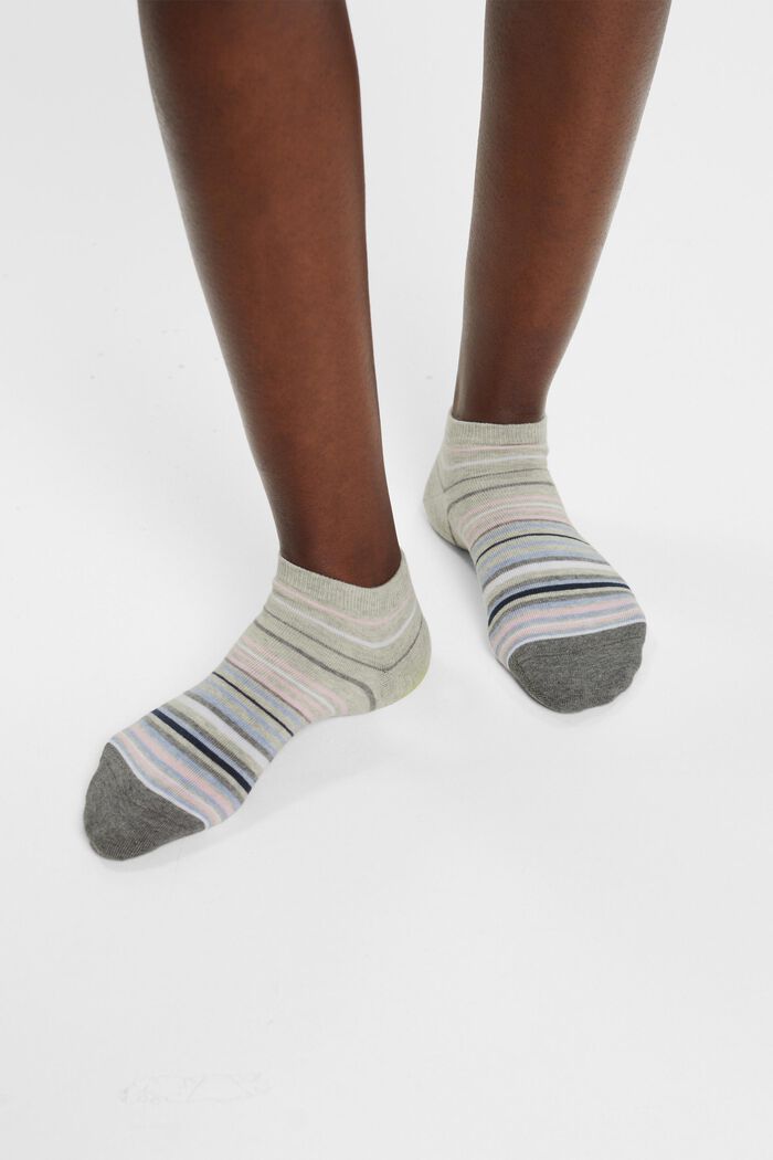 Pack de 2 pares de calcetines de algodón ecológico, STORM GREY, detail image number 2