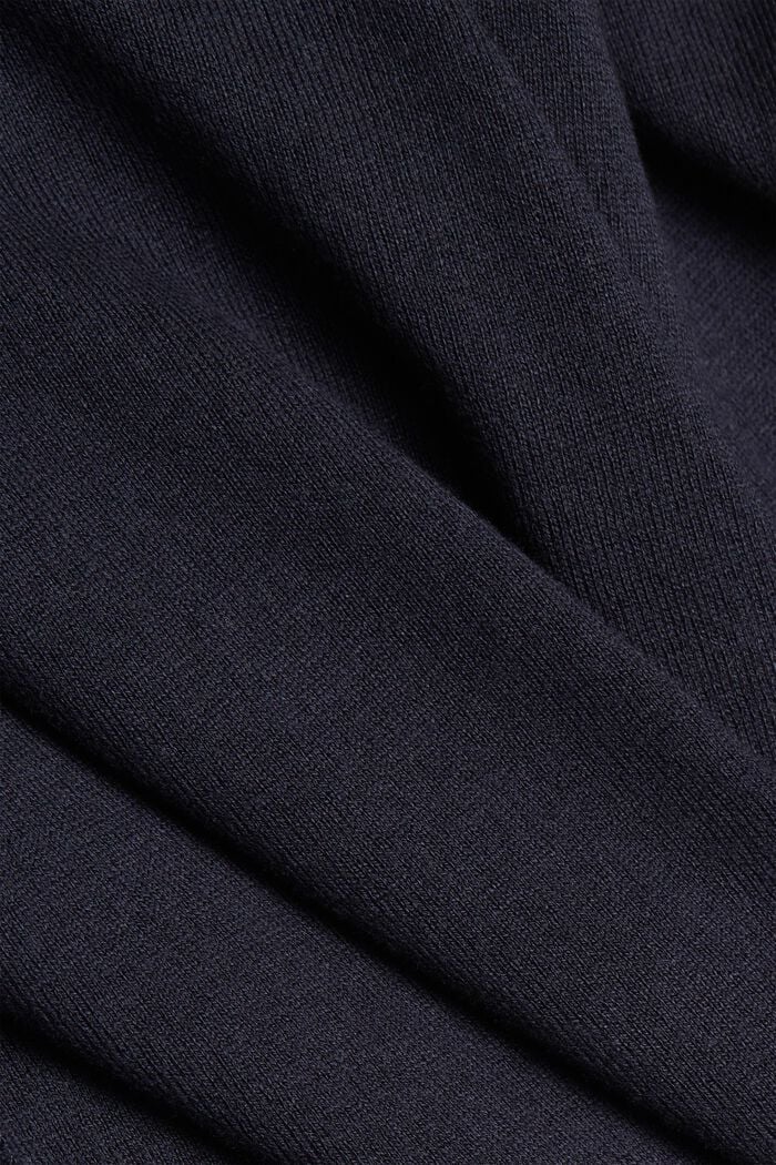 Jersey básico en mezcla de algodón ecológico, NAVY, detail image number 4