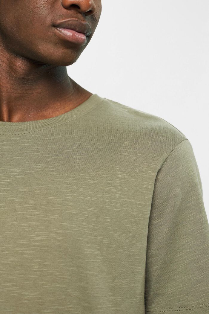 Camiseta de tejido jersey, 100% algodón, KHAKI GREEN, detail image number 2