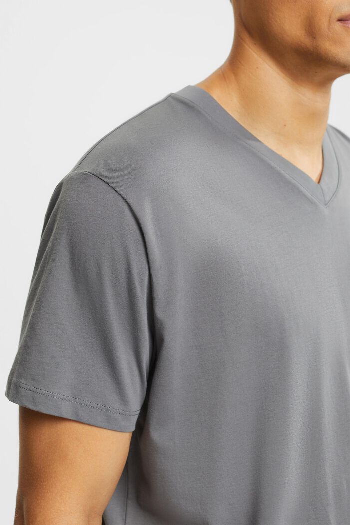 Camiseta de tejido jersey, 100% algodón, DARK GREY, detail image number 0