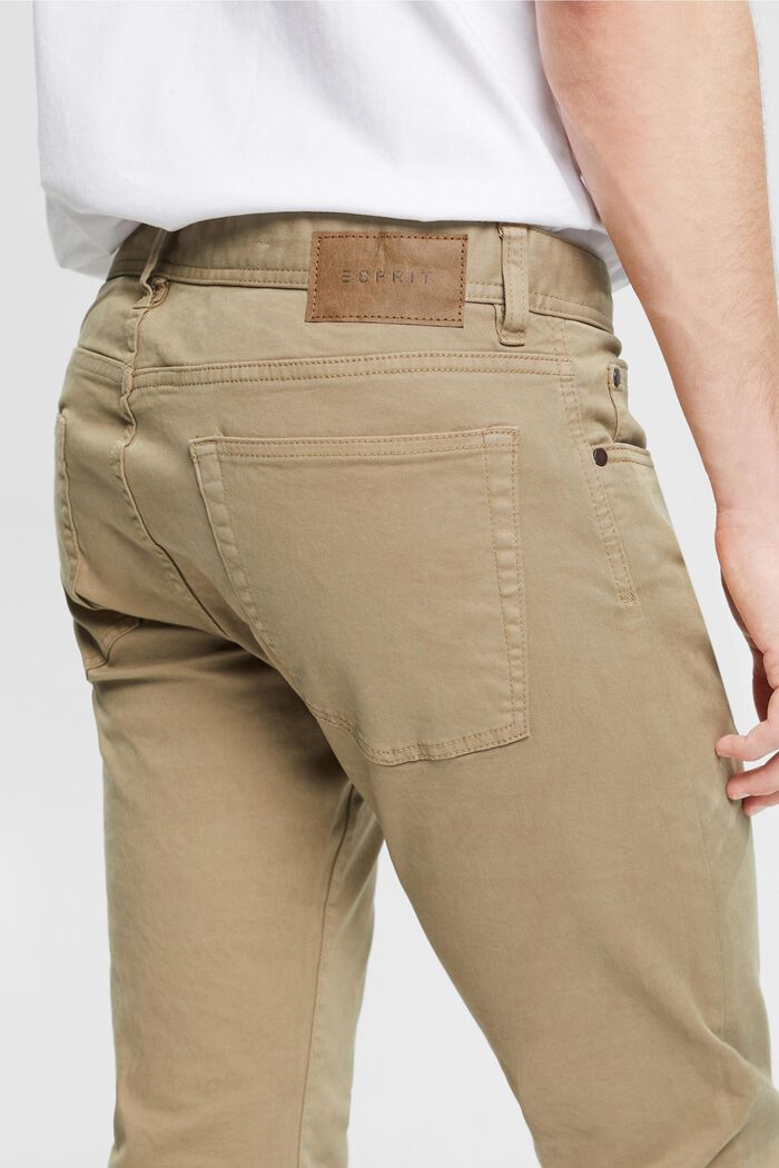 Pantalones slim fit, algodón ecológico, PALE KHAKI, detail image number 2