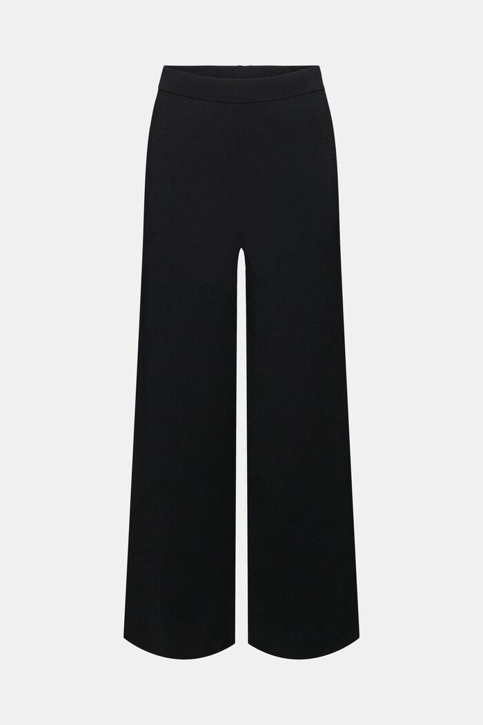 Pantalones de pernera ancha, BLACK, detail image number 6