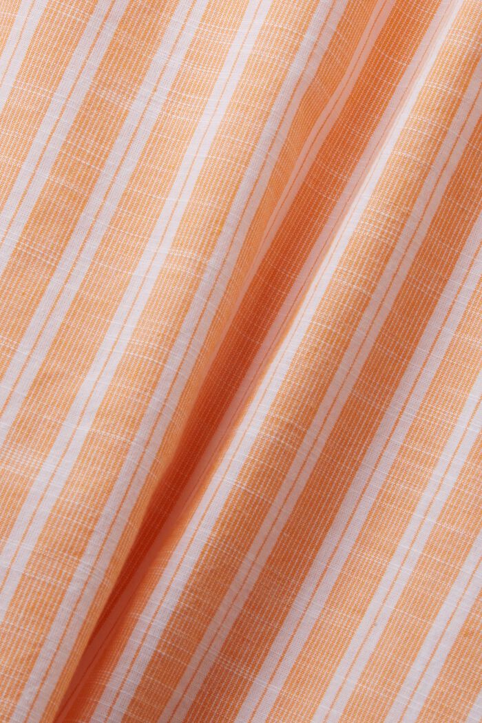 Blusa de algodón a rayas, ORANGE, detail image number 5