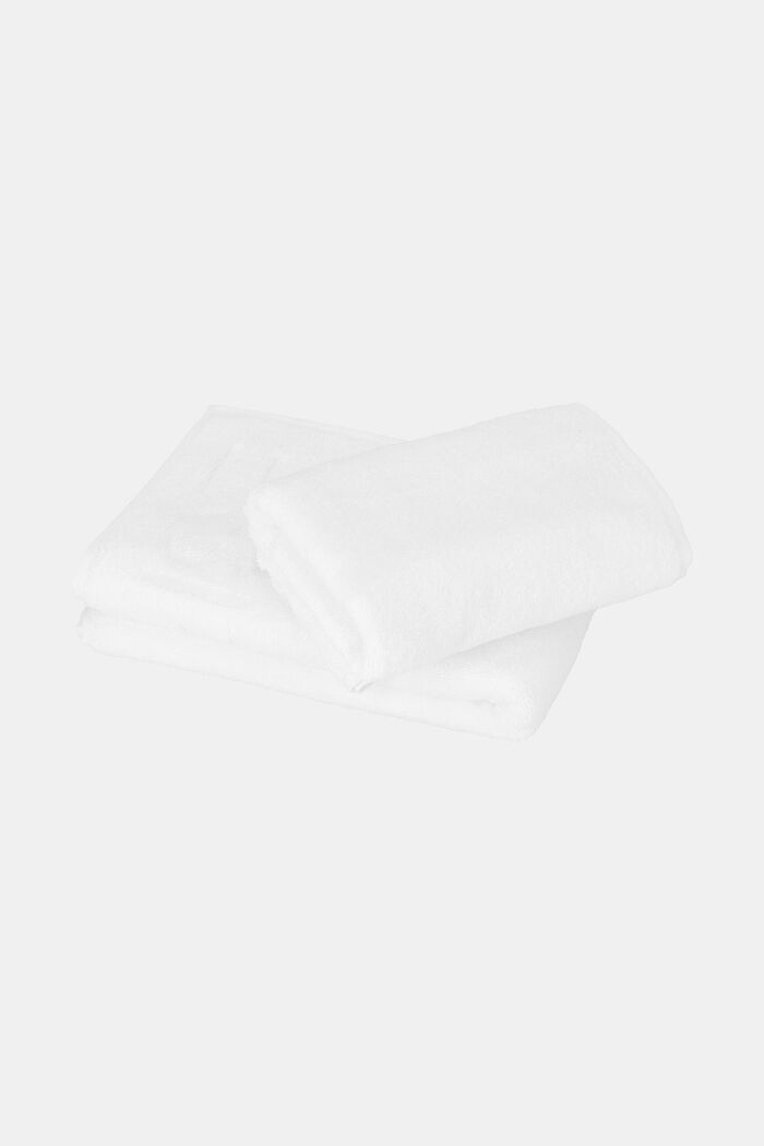 Pack de 2 toallas de mano, WHITE, detail image number 0