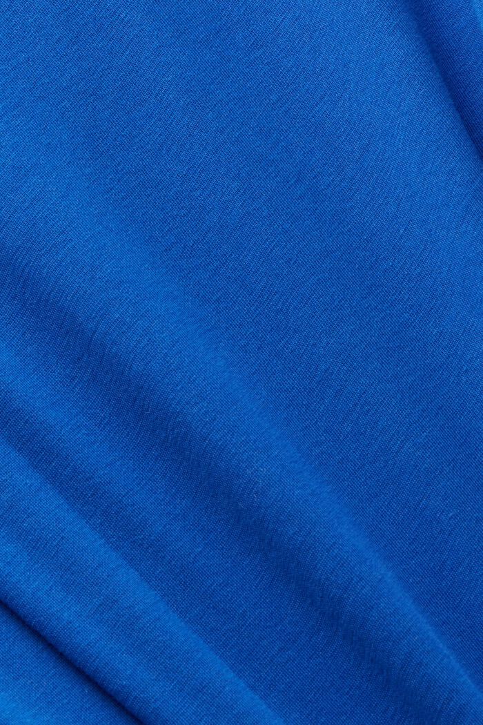 Camiseta con estampado geométrico, BRIGHT BLUE, detail image number 5