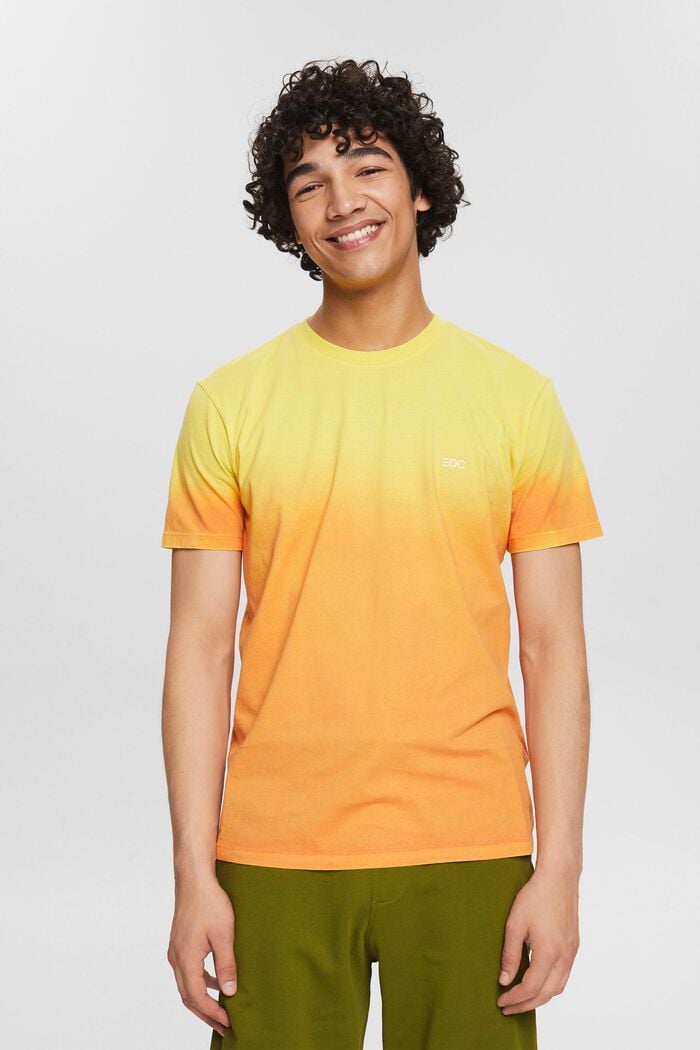 Camiseta con gradación de color, YELLOW, detail image number 0