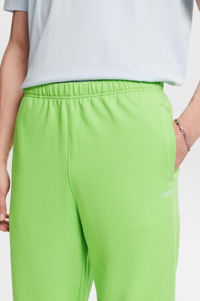 Pantalones de felpa de algodón con logotipo, CITRUS GREEN, detail image number 3