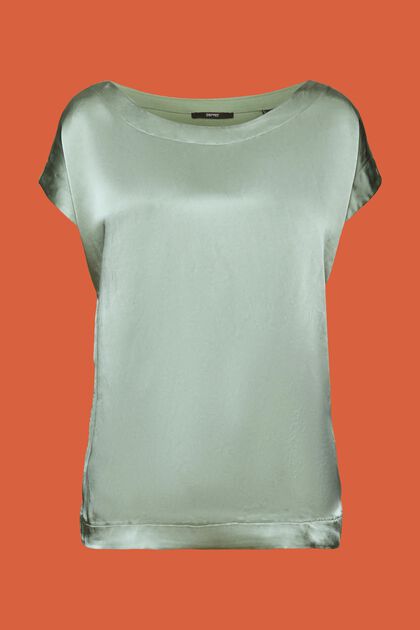 Camiseta con combinación de tejidos, LENZING™ ECOVERO™