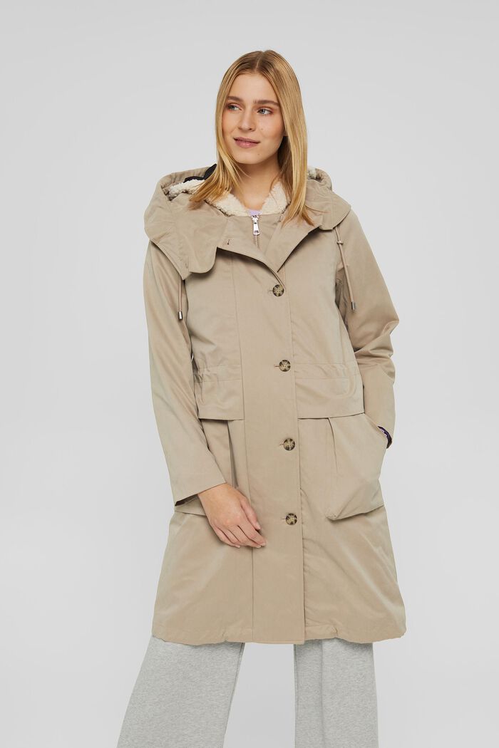 2 en 1: parka con chaleco acolchado transformable, LIGHT TAUPE, detail image number 0