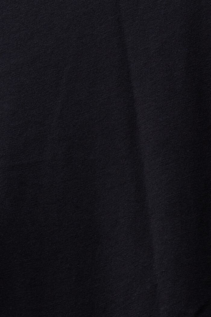 Camiseta con estampado holográfico, BLACK, detail image number 4
