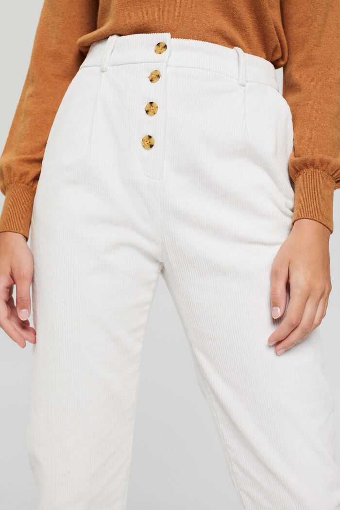 Pantalón de pana con bragueta, 100 % algodón, ICE, detail image number 2