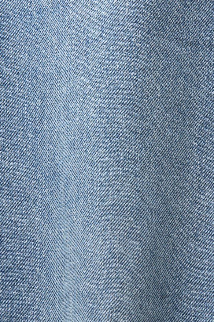 Jeans mid-rise straight fit, BLUE MEDIUM WASHED, detail image number 6