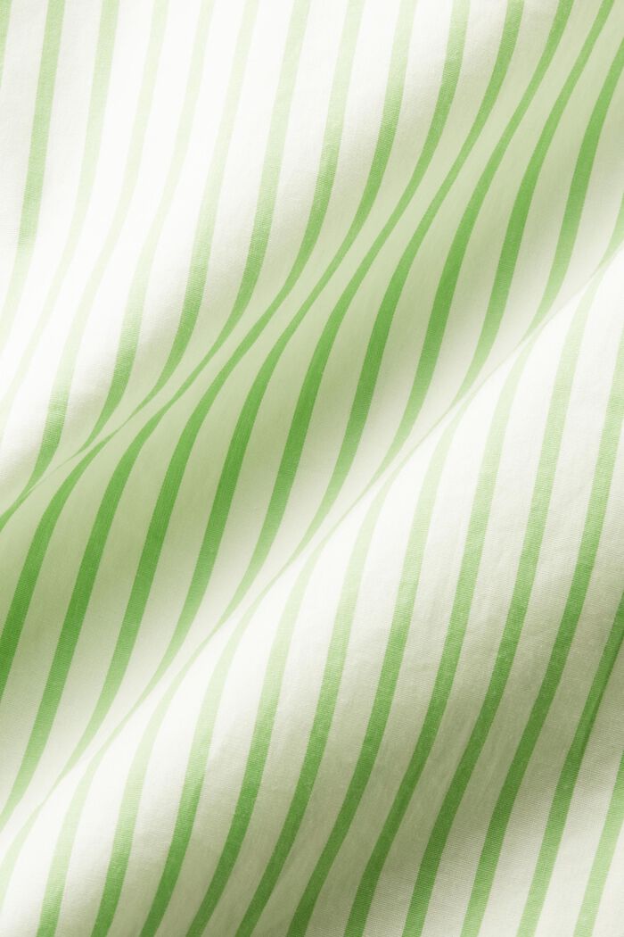 Camisa de cuello abotonado con diseño a rayas, GREEN, detail image number 5