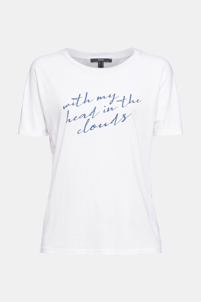 Camiseta de LENZING™ ECOVERO™ con mensaje, WHITE, detail image number 6