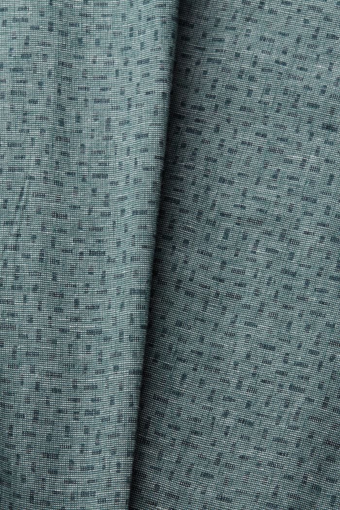 Shirts woven Slim Fit, DARK TURQUOISE, detail image number 4
