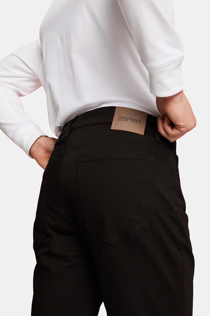 Pantalón de corte ajustado, BLACK, detail image number 4