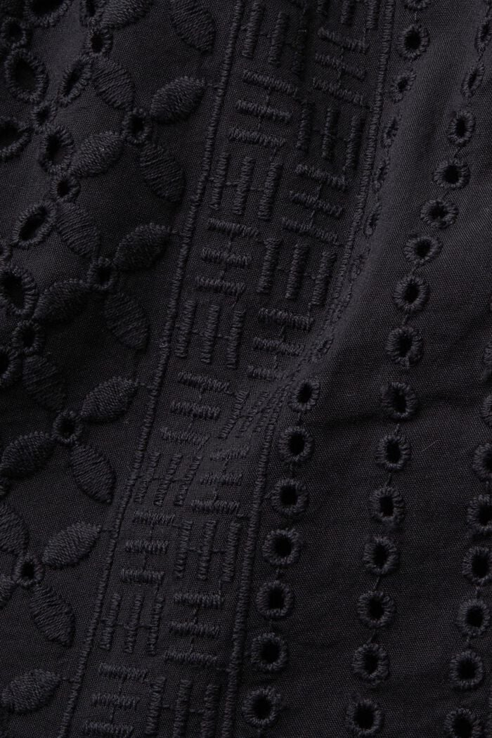 Pantalones cortos bordados, LENZING™ ECOVERO™, BLACK, detail image number 5