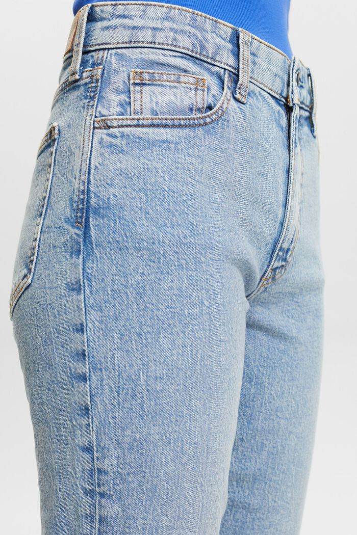 Jeans high rise retro classic fit, BLUE LIGHT WASHED, detail image number 4