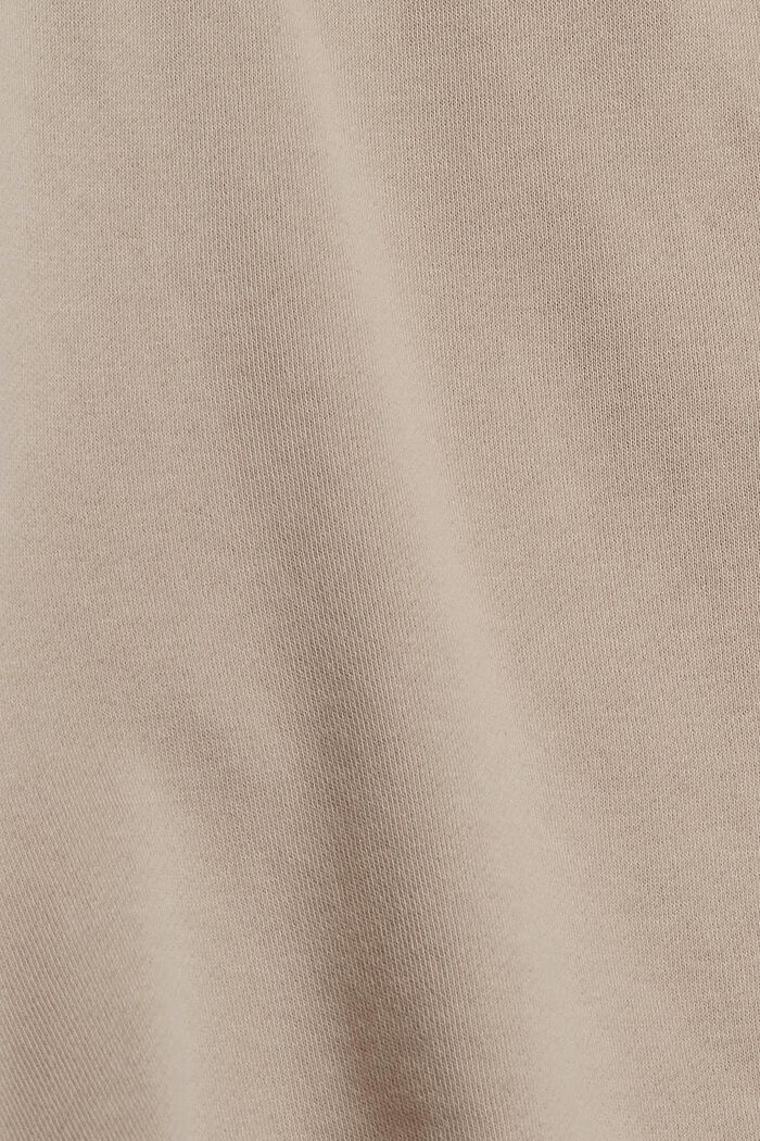 Pantalones cortos de felpa en algodón, LIGHT TAUPE, detail image number 1