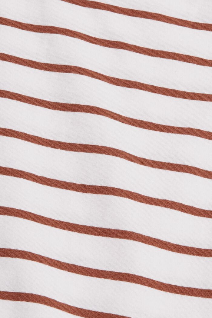 Camiseta de algodón ecológico con diseño a rayas, TOFFEE, detail image number 4