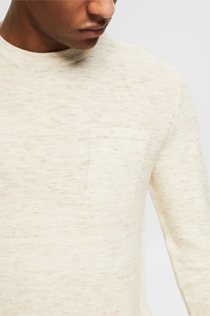 Fashion Sweater, CREAM BEIGE, detail image number 2