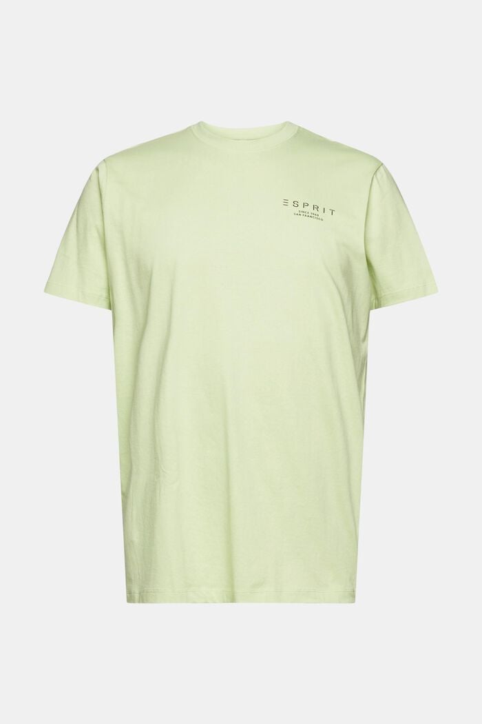Camiseta de jersey con logotipo estampado, LIGHT GREEN, detail image number 6