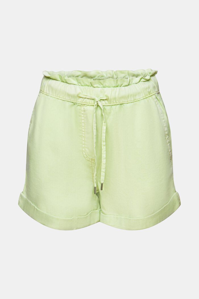 Shorts sin cierre de sarga, LIGHT GREEN, detail image number 7