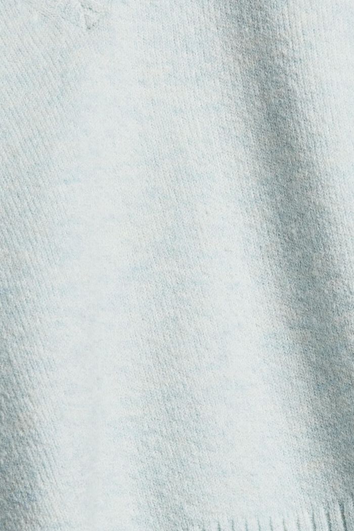 Con lana: jersey de corte cuadrado, PASTEL BLUE, detail image number 4