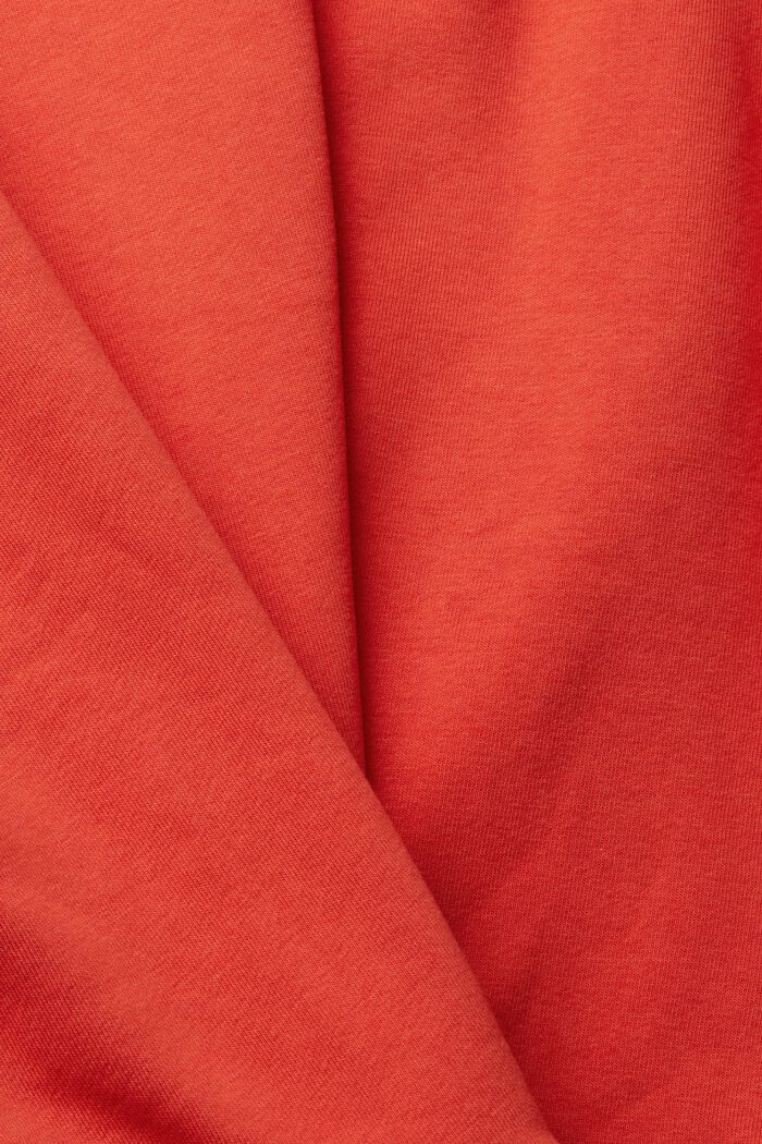 Sudadera con logotipo colorido bordado, ORANGE RED, detail image number 6