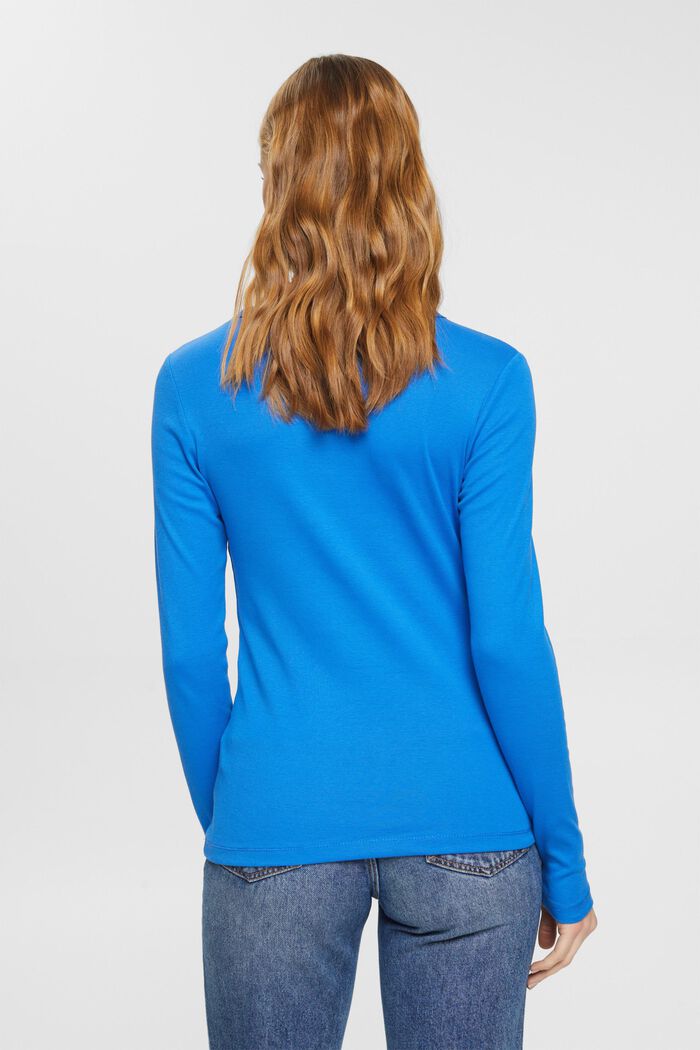Camiseta de algodón de manga larga, BRIGHT BLUE, detail image number 3