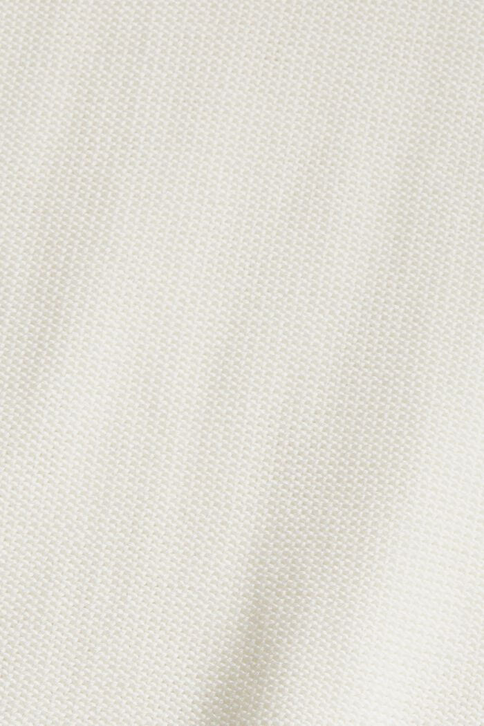 Con TENCEL™: jersey de punto con mangas raglán, OFF WHITE, detail image number 4